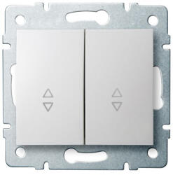 Kanlux LOGI 02-1060-102 feh Dupla alternatív kapcsoló 25073