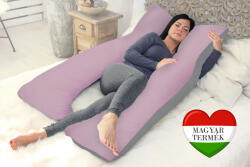 Scamp ölelő párna - homokóra alakú /Lila-szürke huzattal (VOLE020)