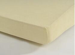 Profod FROTÉ COMFORT / Gumis lepedő - sárga 180x200 cm (prof_2405)