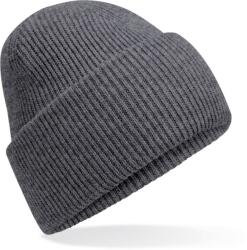 Beechfield B 385R RECYCLED / Kötött sapka mandzsettával - gránit univerzális (53385R56399)