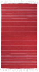 The One Towelling 1019 SULTAN / Hámán törölköző - piros/fehér 100x180cm (48101994199)