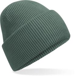 Beechfield B 385R RECYCLED / Kötött sapka mandzsettával - tengerészzöld Univerzális (53385Raac99)