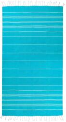 The One Towelling 1019 SULTAN / Hámán törölköző - türkiz/fehér 100x180cm (48101989699)