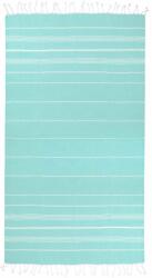 The One Towelling 1019 SULTAN / Hámán törölköző - menta/fehér 100x180cm (481019e0899)