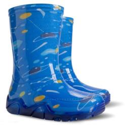 Demar STORMER PRINT 0031T kosmos / Gyerek gumicsizma - kék 34-35 (0031T/34-35)