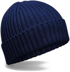 Beechfield B 341B / Gyerek kötött sapka biopamutból - oxford sötétkék Universal (53341By4099)