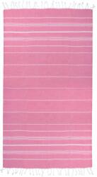 The One Towelling 1019 SULTAN / Hámán törölköző - rózsaszín/fehér 100x180cm (48101941399)