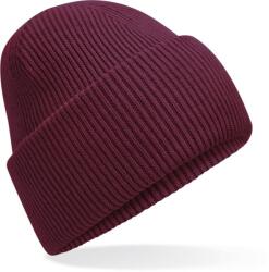 Beechfield B 385R RECYCLED / Kötött sapka mandzsettával - bordó Universal (53385R37099)