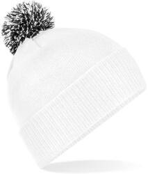 Beechfield B 450 SNOWSTAR / Sapka - fehér/fekete Univerzális (53045091099)