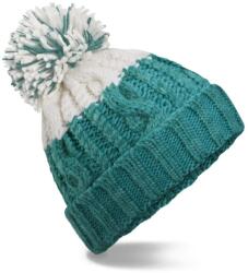 Beechfield B 437 APRES / Sapka - smaragdzöld/puha fehér Univerzális (530437ajv99)
