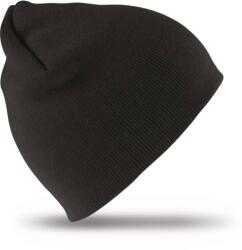 RESULT RC 044X / Kötött sapka, egyszínű - fekete Univerzális (28044X00299)