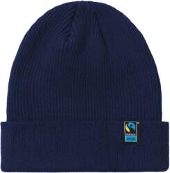 Neutral O 93056 FAIRTRADE / Kötött biopamut sapka - sötétkék (77935600399)