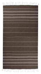 The One Towelling 1019 SULTAN / Hámán törölköző - barna/fehér 100x180cm (481019ai399)