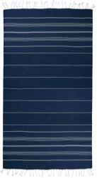 The One Towelling 1019 SULTAN / Hámán törölköző - sötétkék/fehér 100x180cm (48101996399)