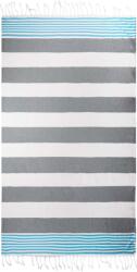The One Towelling 1046 MARINE / Hámán törölköző - antracit/türkiz 100x180cm (481046w2799)