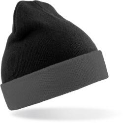 RESULT RC 930X BLACK COMPASS / Kötött kétszínű sapka - fekete/szürke Univerzális (28930X98199)