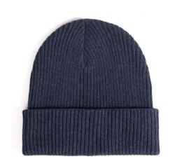 Pure Waste RBE / Kötött bordázott sapka - melanzskék Univerzális (740RBEaok99)