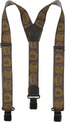 BENNON Group a. s BENNON BENNONKY BEER BRACES BLACK/SÁRGA / Állítható univerzális nadrágtartó sör képekkel - fekete/sárga univerzális (0935100068)