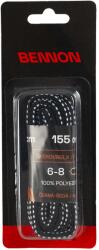 BENNON Group a. s BENNON Laces Black-Grey Box / Cipőfűzők - fekete/szürke 155 cm (400008)