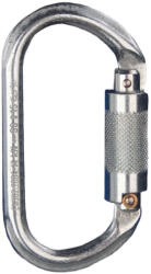 ČERVA EXPORT IMPORT a. s FALL SAFE FS 33500 / Ovális acél karabiner, elfordítható biztonsági zárral, univerzális (0808002499999)