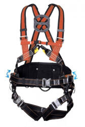 CANIS SAFETY a. s CANIS P-51E / Biztonsági heveder - narancssárga/fekete M/XL XL (461000300095)