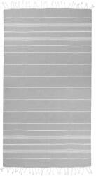 The One Towelling 1019 SULTAN / Hámán törölköző - világos szürke/fehér 100x180cm (481019a6299)