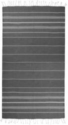 The One Towelling 1019 SULTAN / Hámán törölköző - antracit/fehér 100x180cm (481019h0999)