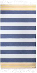 The One Towelling 1046 MARINE / Hámán törölköző - sötétkék/arany 100x180cm (481046h9599)