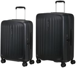 Samsonite FYRM négykerekű bővíthető 2 részes, S, M bőröndszett-Grafitfekete - borond-aruhaz