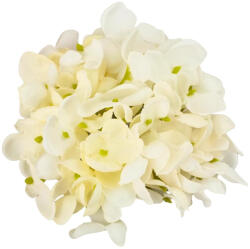  Hortenzia virágfej 10cm fehér - virágdekorációhoz és koszorúhoz