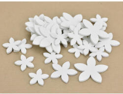  Fa virág - százszorszép, vegyes méret, fehér 30db/cs 4390W