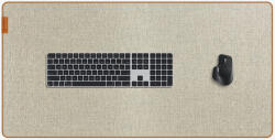Artimo Desk Mat - Loom Series - L (90x45 cm) - Bézs - Prémium szövetegérpad