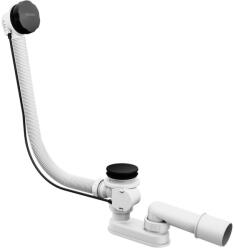 RAVAK Kád le/túlfolyószett 570mm bovdenes, fekete