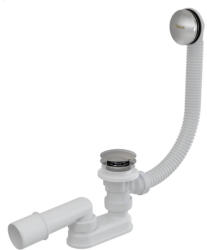 RAVAK Kád le/túlfolyószett 570 ClickClack, krómozott fedél - szerelvenycenter