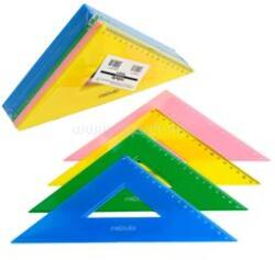 Nebulo Vonalzó, 15 cm-es, 45°-os, vegyes színek, Nebulo (NEBULO_61053) (NEBULO_61053)