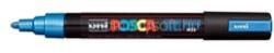 uni Dekormarker 1, 8-2, 5mm, Posca PC-5M metál kék (UNI_57216) (UNI_57216)