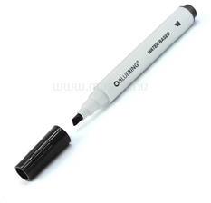 BLUERING Flipchart marker rostirón vizes vágott végű 1-4mm, BlueringR fekete (BLUERING_BR895547) (BLUERING_BR895547)