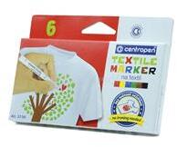 Centropen Textilfilc készlet, 2739/6 6klf. szín (CENTROPEN_527390610) (CENTROPEN_527390610)