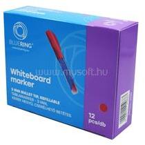 BLUERING Táblamarker 3mm, kerek, cserélhető betétes, piros (BLUERING_50684) (BLUERING_50684)