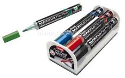 Pentel Táblamarker+törlő készlet 1-5mm, hajlékony hegyű, Maxiflo Flex Feel, 4 klf. szín (PENTEL_MWL5SBF4N) (PENTEL_MWL5SBF4N)