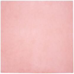 vidaXL Mű Nyúl Szőr Szőnyeg Olite Rózsaszín 240 x 240 cm Poliészter 42021710 (42021710)