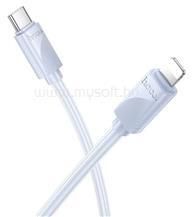 hoco. X114 adatkábel (Type-C - lightning, 27W, PD gyorstöltő, 100cm) VILÁGOSKÉK (HOCO_X114_BLUE) (HOCO_X114_BLUE)