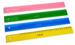 Nebulo Vonalzó, 30 cm-es, vegyes színek, Nebulo (NEBULO_61159) (NEBULO_61159)