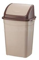 PLANET Szemetes kuka billenő fedéllel műanyag 4 literes barna UP114 (PLANET_62181) (PLANET_62181)