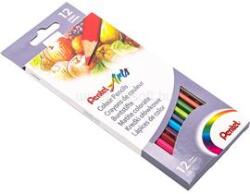 Pentel Színes ceruza készlet, hatszögletű 12 klf. szín (PENTEL_31153) (PENTEL_31153)