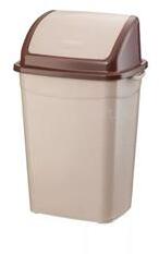 PLANET Szemetes kuka billenő fedéllel műanyag 9 literes barna UP116B (PLANET_59044) (PLANET_59044)