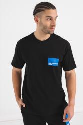 Karl Lagerfeld Jeans Biopamut póló, Fekete, Királykék, Optikai fehér, M (A1M17001-999-M)