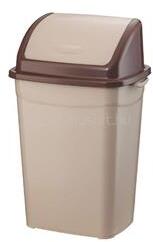 PLANET Szemetes kuka billenő fedéllel műanyag 26 literes barna UP120P (PLANET_62187) (PLANET_62187)