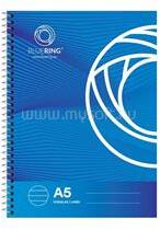 BLUERING Spirálfüzet A5, 70lap BlueringR vonalas (BLUERING_BLUERA5VON) (BLUERING_BLUERA5VON)