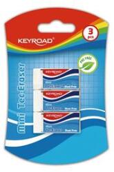 Keyroad Radír, PVC mentes 3 db/bliszter Tec Eraser (KEYROAD_38469) (KEYROAD_38469)